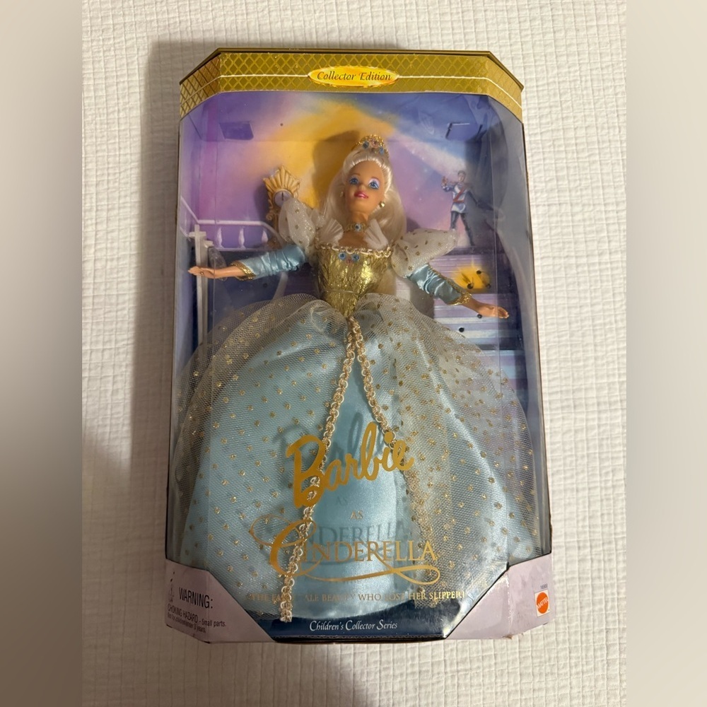 Barbie Cinderella 1996 Doll, Children’s Collector Series, Mattel Blonde Hair